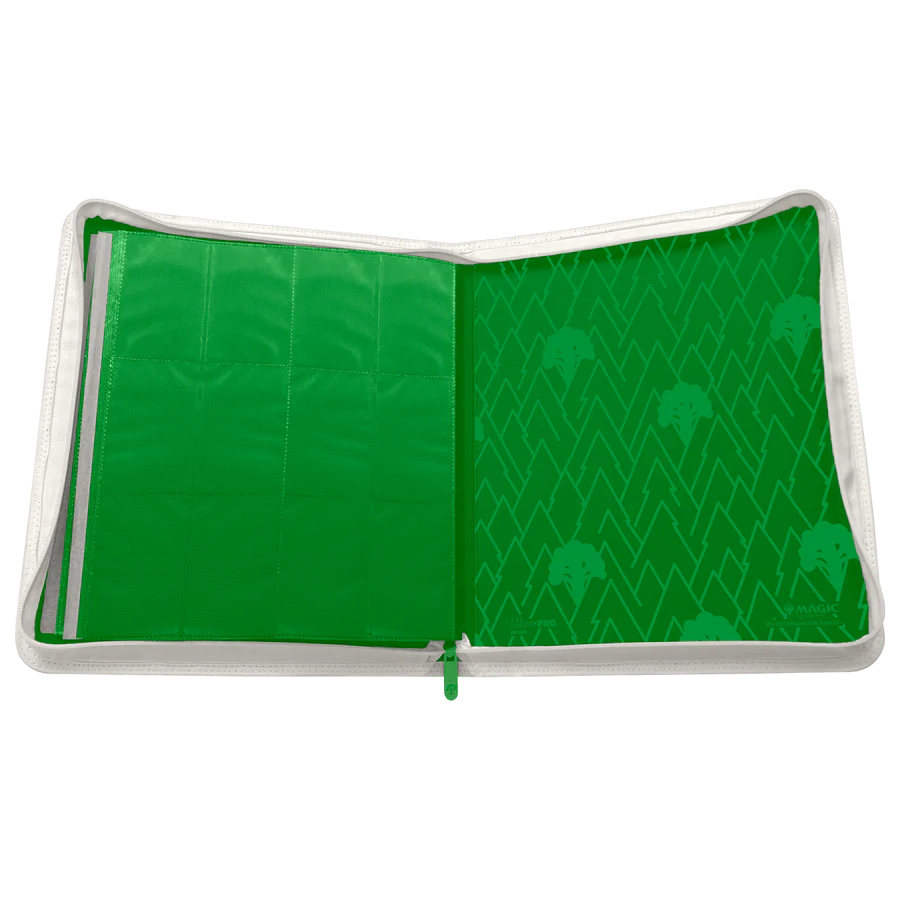 Ultra Pro Zippered Pro Binder 12-Pocket Magic the Gathering Mana 8 Forest
