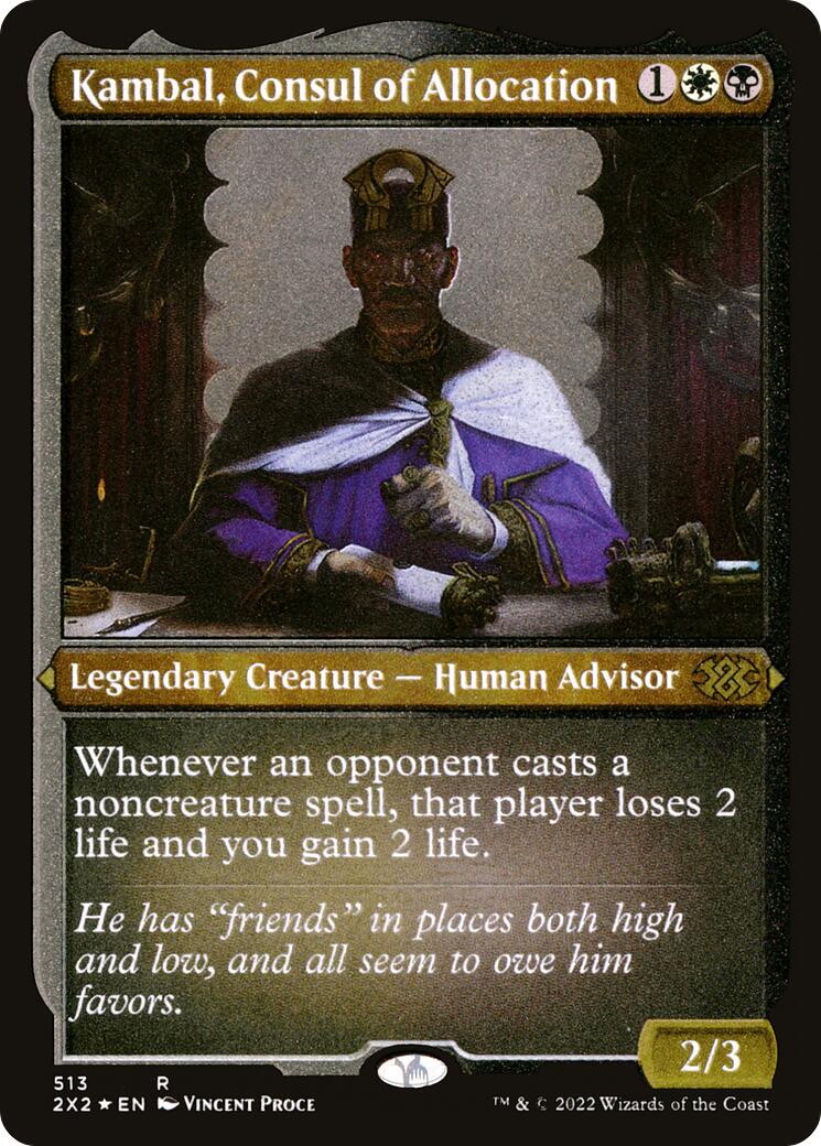 Kambal, Consul of Allocation (Foil Etched)