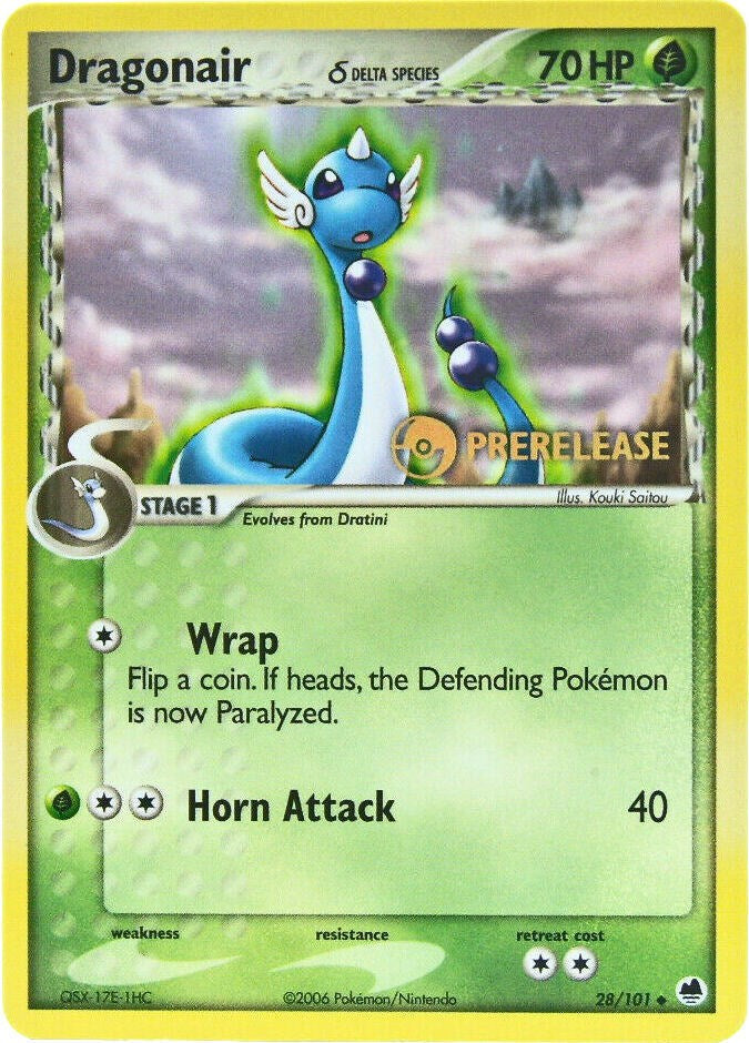 Dragonair (Delta Species) - 28/101 (Prerelease)