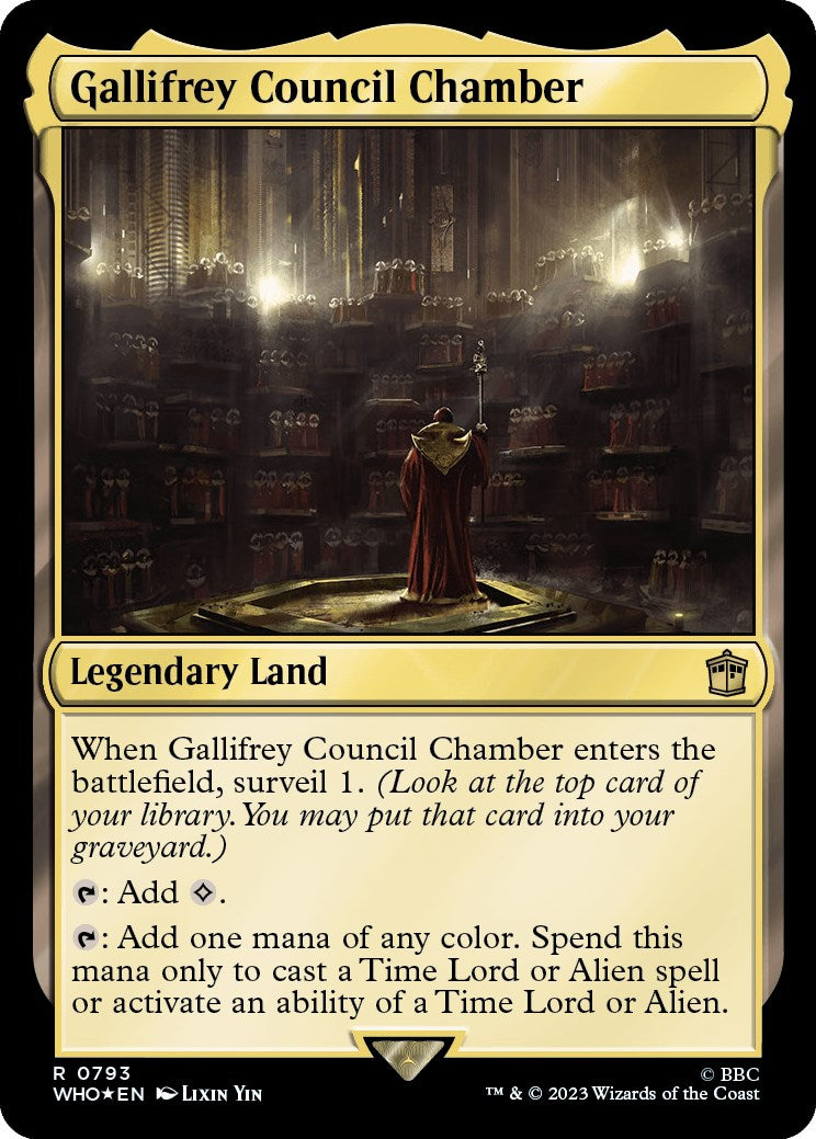 Gallifrey Council Chamber (Surge Foil)