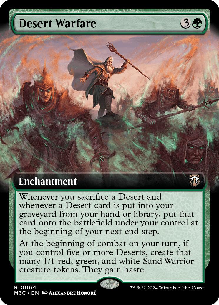Desert Warfare (Extended Art) (Ripple Foil)