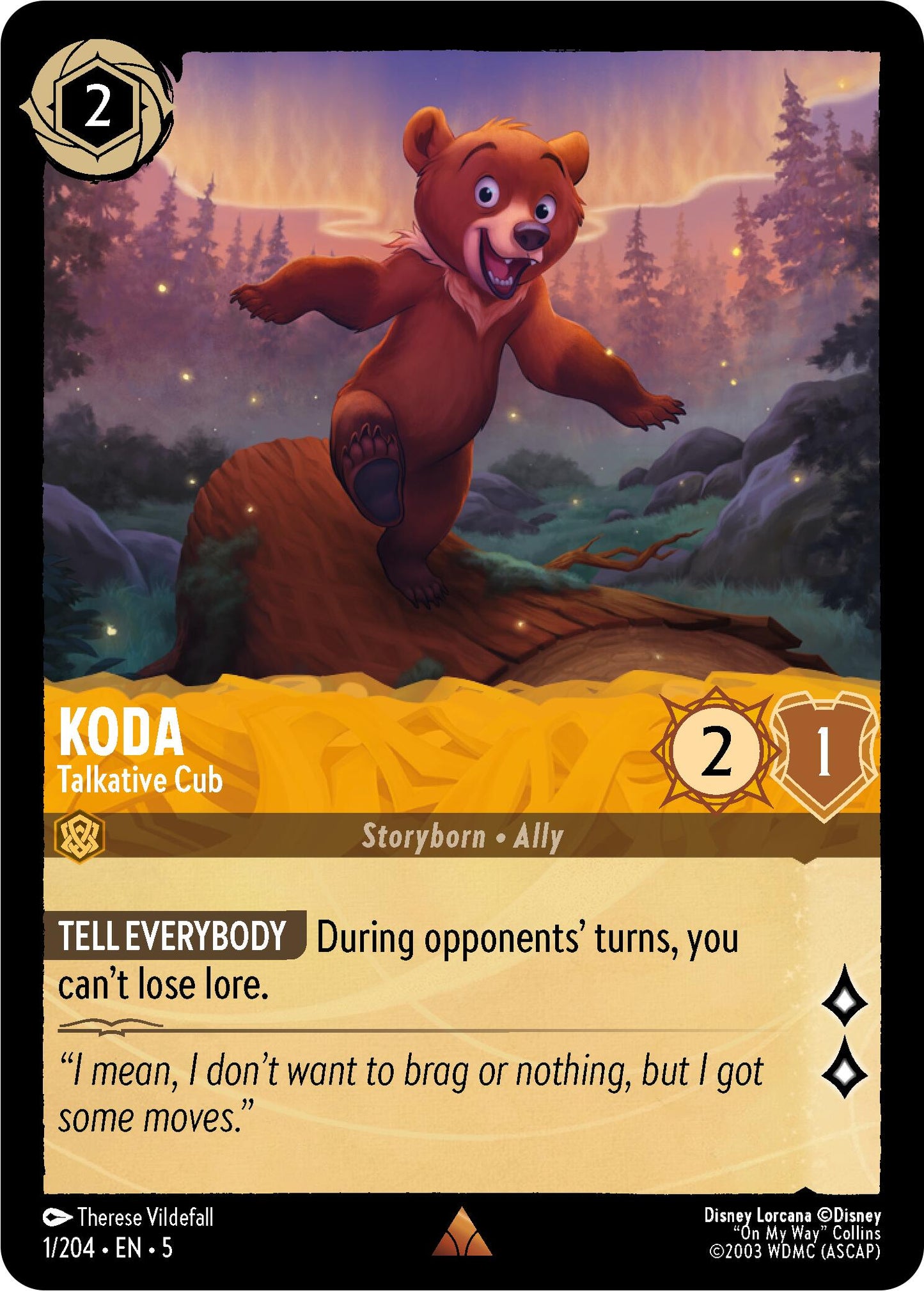 Koda - Talkative Cub