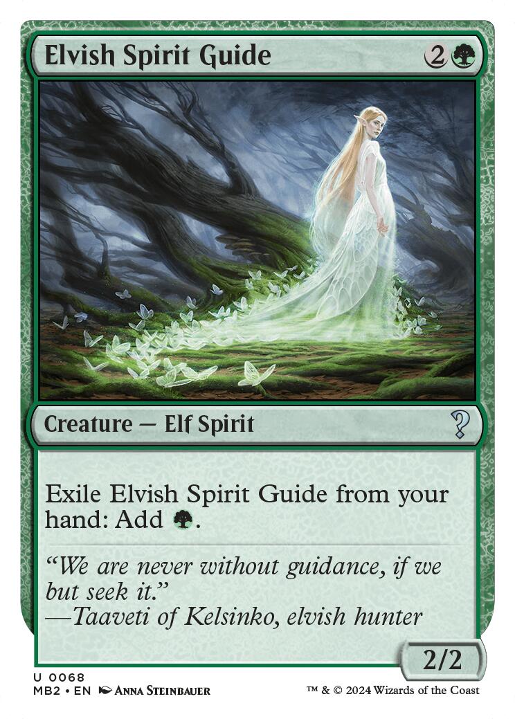Elvish Spirit Guide (White Border)