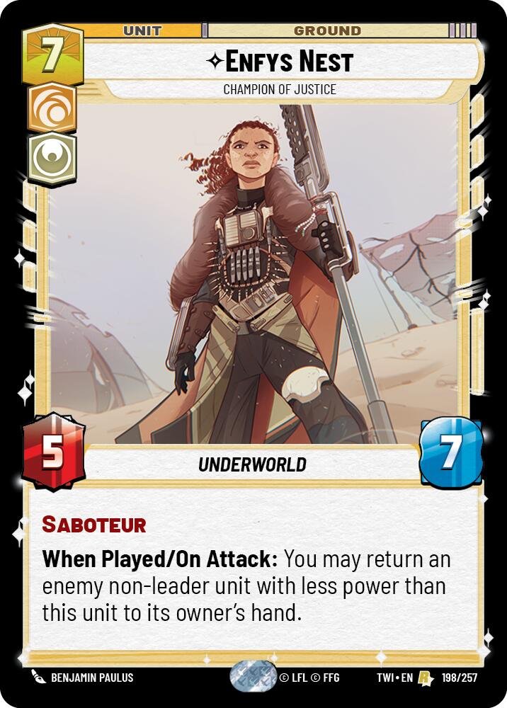 Enfys Nest - Champion of Justice