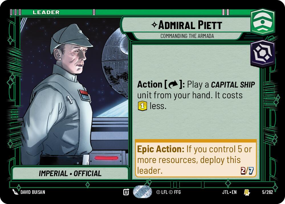 Admiral Piett - Commanding the Armada