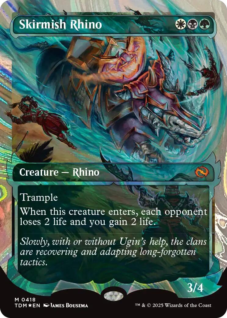 Skirmish Rhino (Showcase) (Halo Foil)