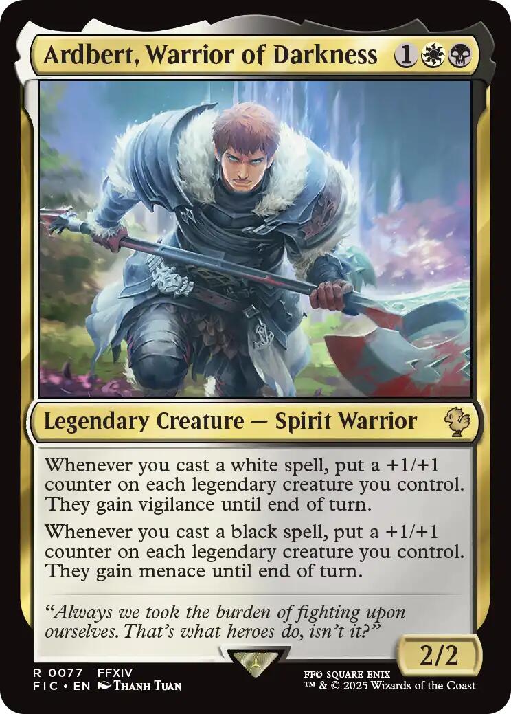 Ardbert, Warrior of Darkness (Surge Foil)