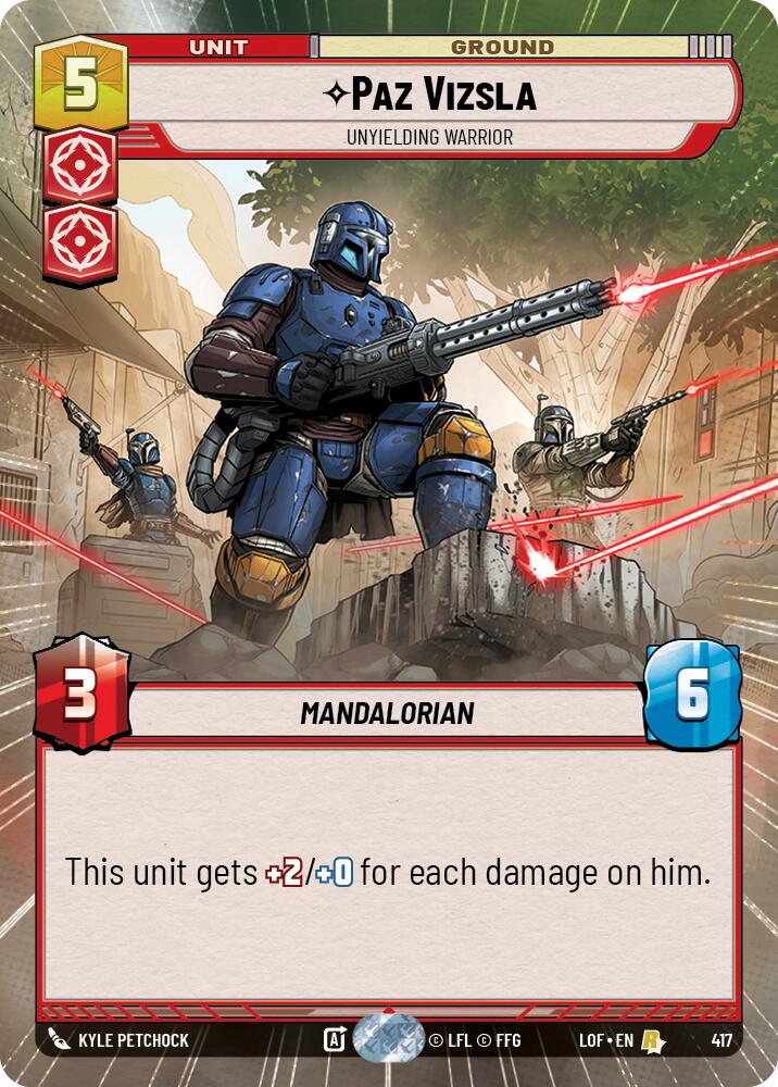 Paz Vizsla - Unyielding Warrior (Hyperspace)