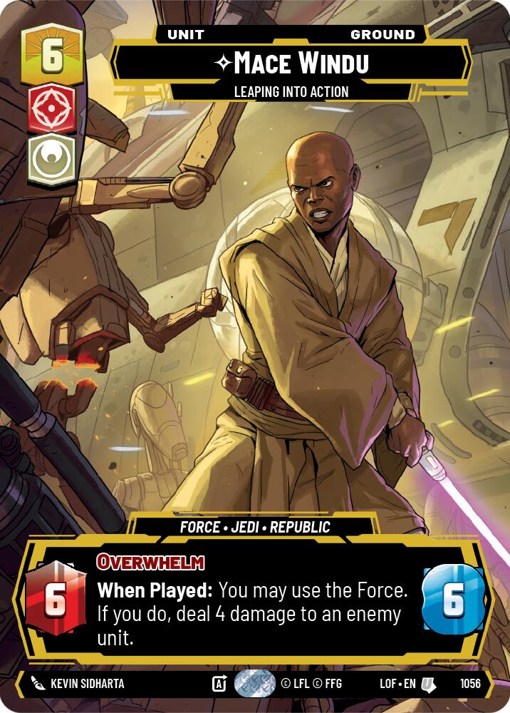 Mace Windu - Leaping into Action (Prestige)