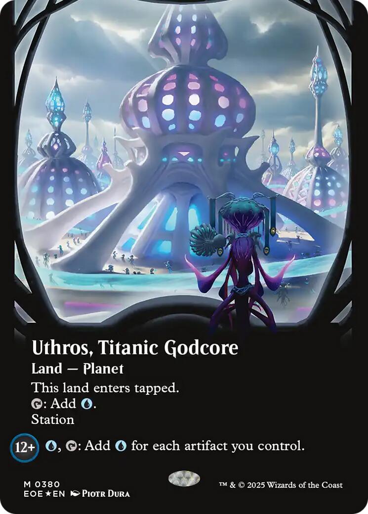 Uthros, Titanic Godcore (Borderless) (Galaxy Foil)