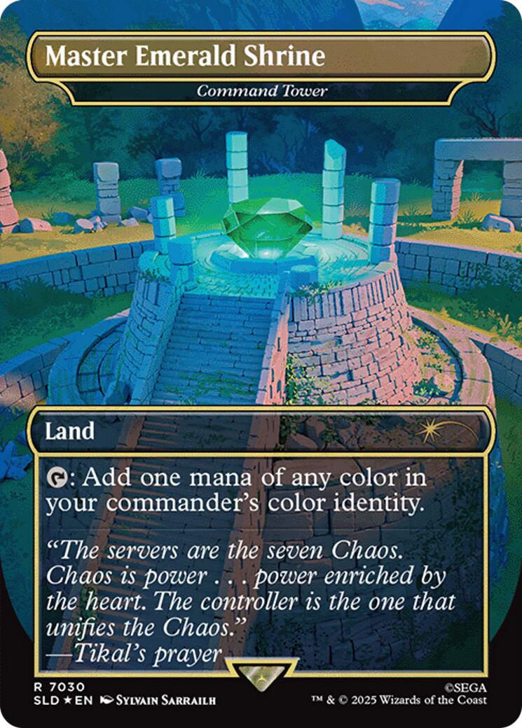 Master Emerald Shrine - Command Tower (7030) (Rainbow Foil)