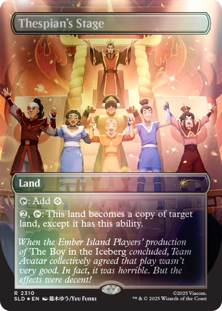 Secret Lair x Avatar: The Last Airbender | The Ember Island Players Foil Edition