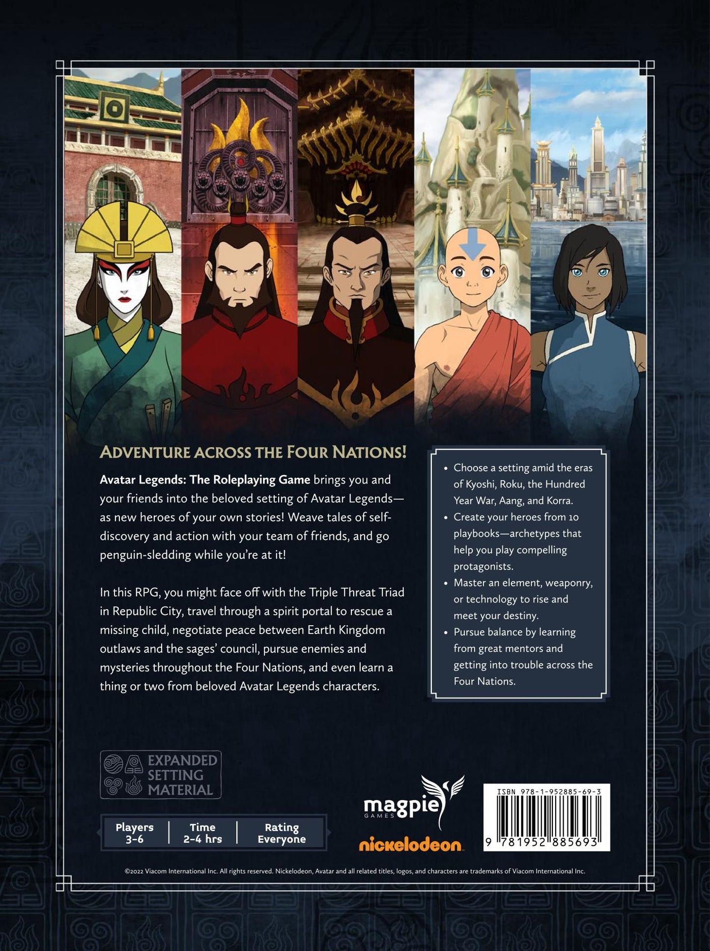 Avatar Legends: The Roleplaying Game Core Book