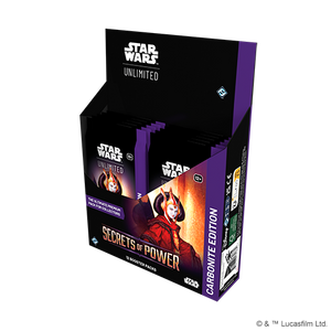 Star Wars: Unlimited - Secrets of Power: Carbonite Booster Display (In-Store Only) (Limit 1)
