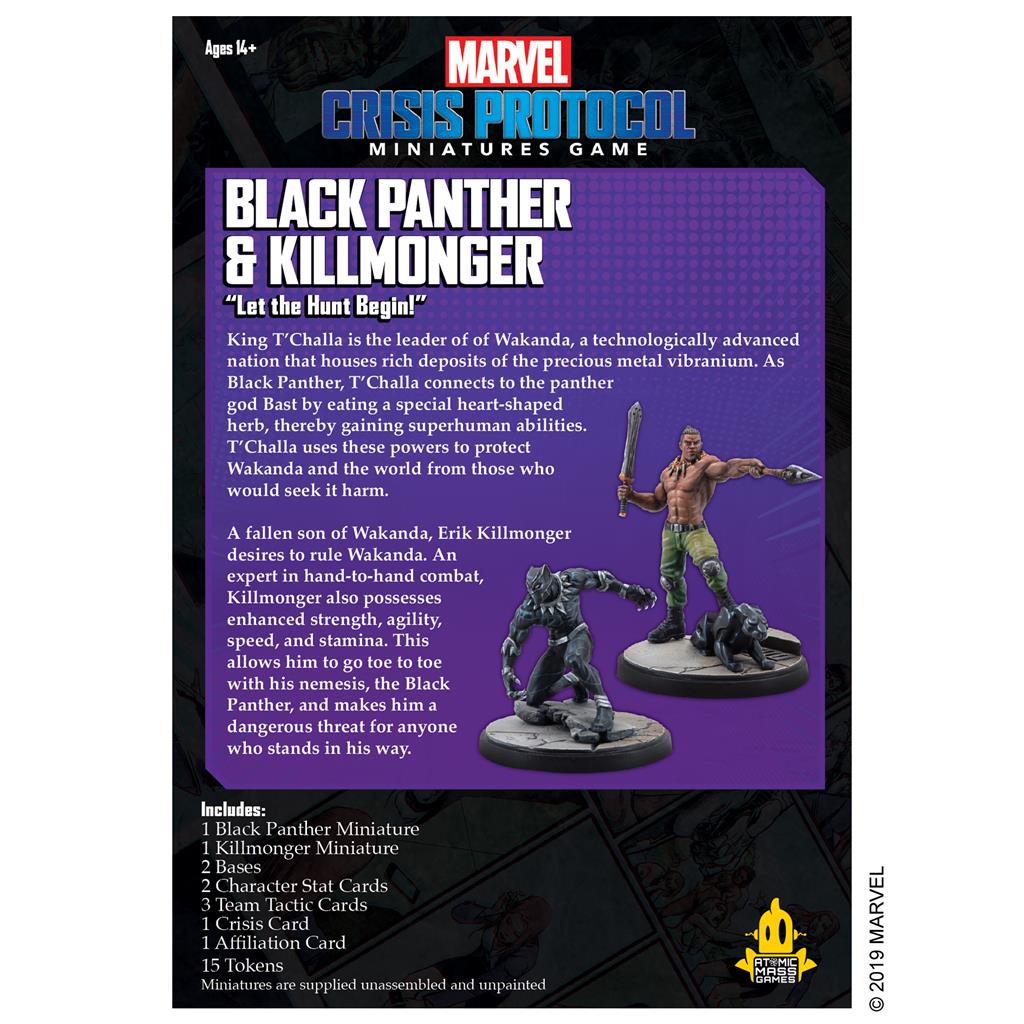 Marvel: Crisis Protocol - Black Panther and Killmonger
