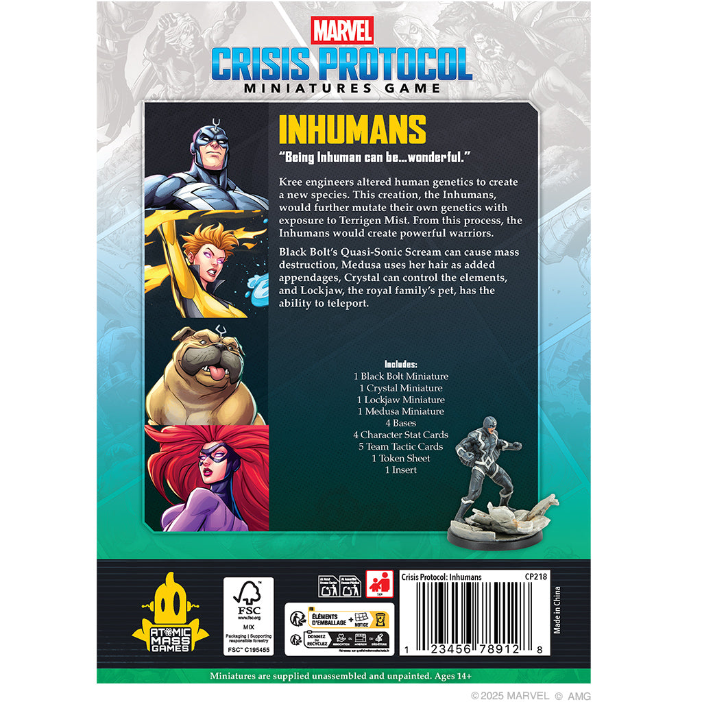 Marvel: Crisis Protocol – Inhumans Affiliation Pack