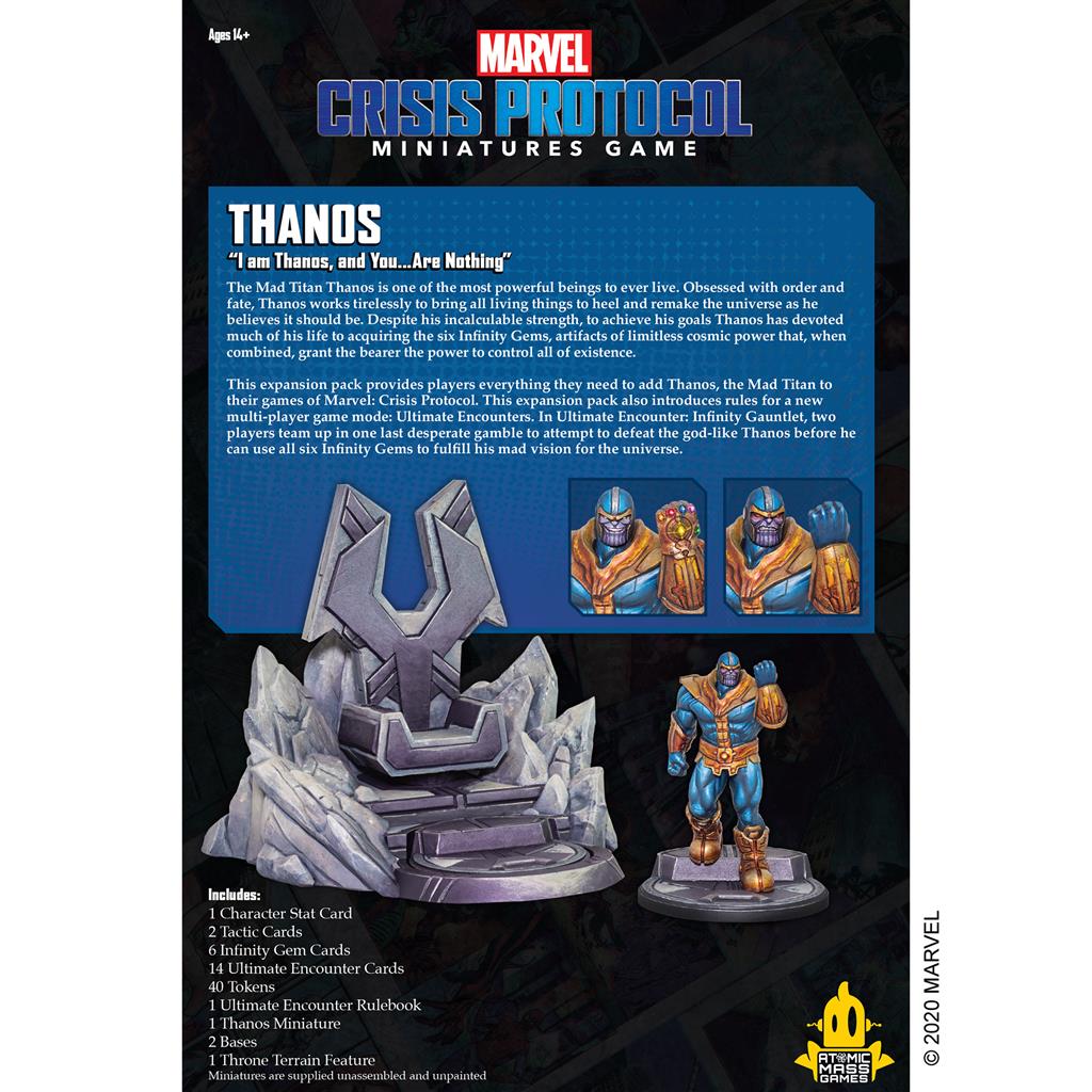 Marvel: Crisis Protocol - Thanos Character Pack