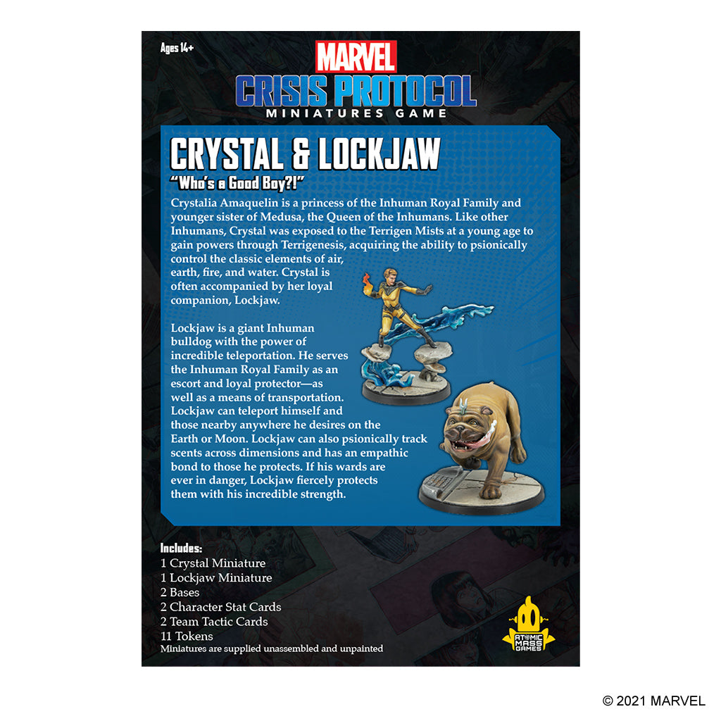 Marvel: Crisis Protocol - Crystal and Lockjaw