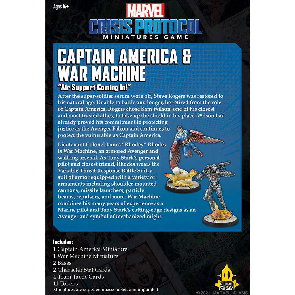 Marvel: Crisis Protocol - Captain America and War Machine