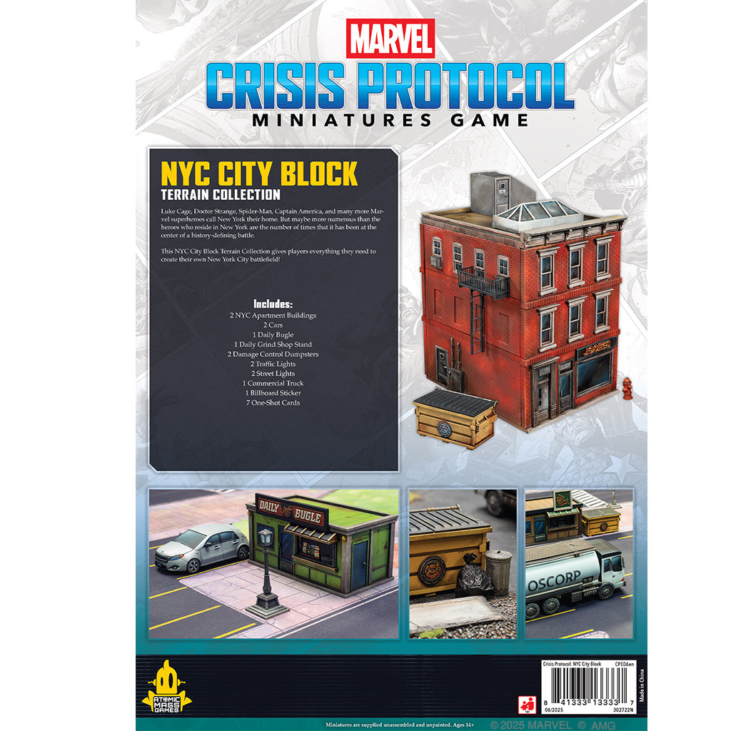 Marvel: Crisis Protocol - NYC City Block Terrain Collection