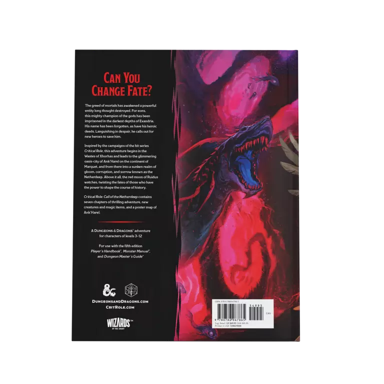 Dungeons & Dragons 5E: Critical Role - Call of the Netherdeep