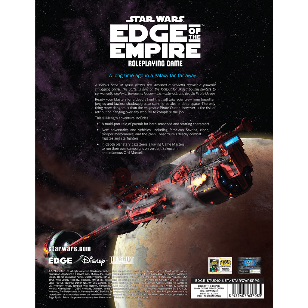 Star Wars - Edge of the Empire: Mask of the Pirate Queen