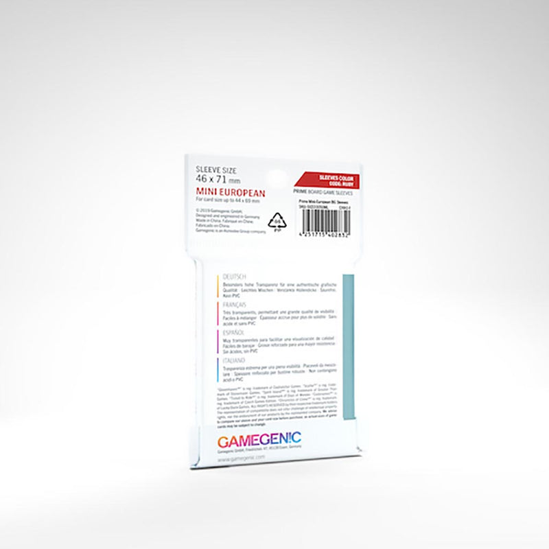 Prime Sleeves: Mini European (46 X 71 MM)