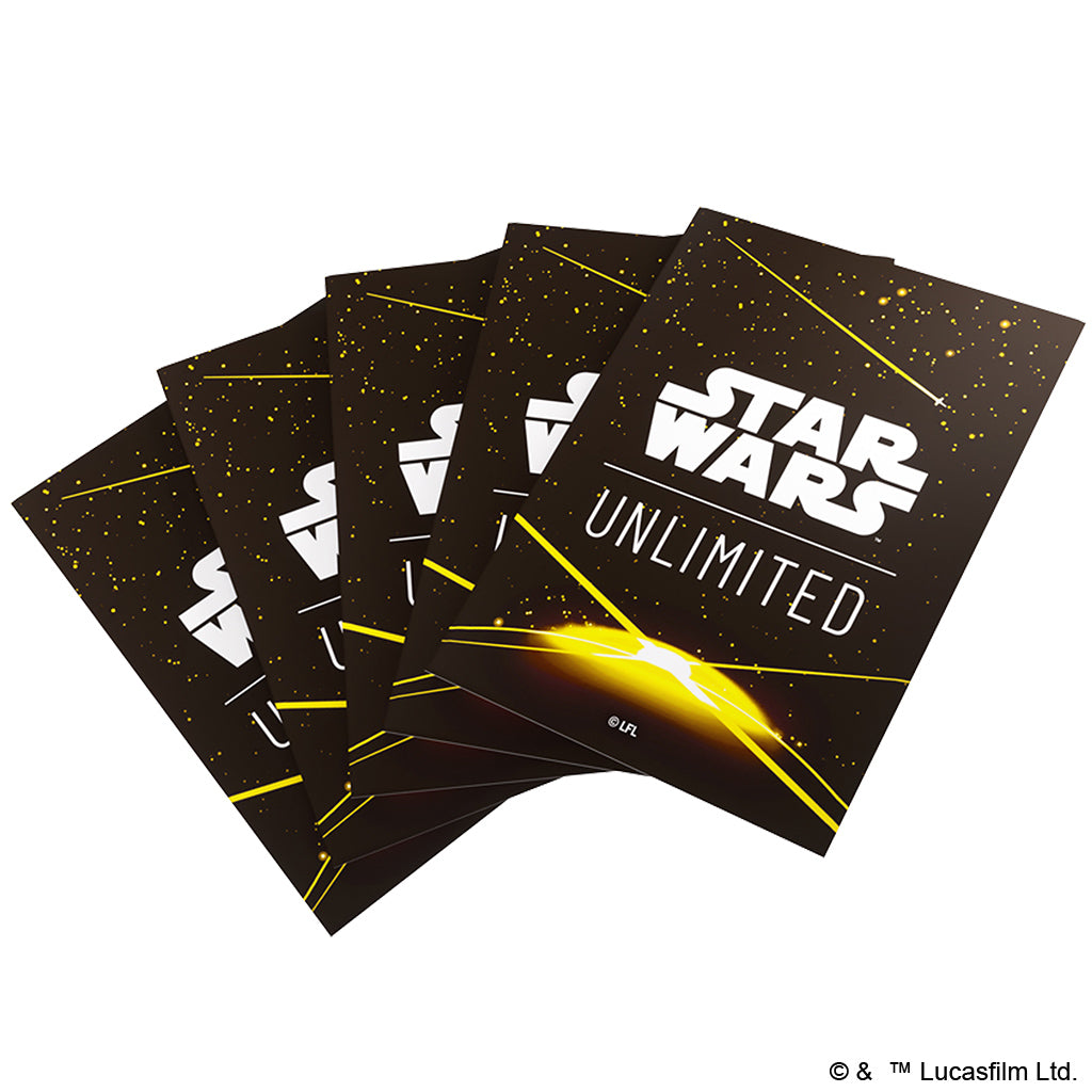 Star Wars: Unlimited - Art Sleeves - Card Back Yellow