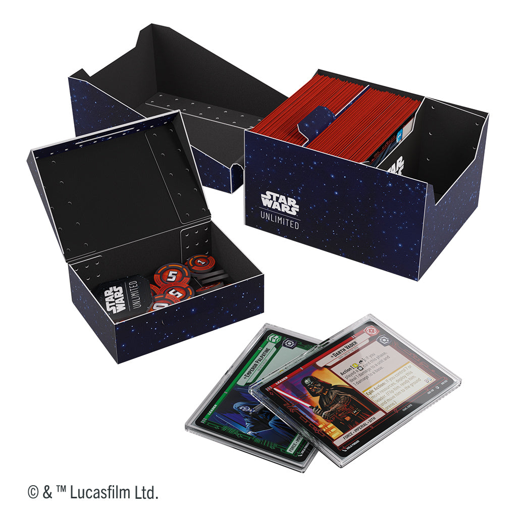 Star Wars: Unlimited Twin Suns Soft Crate - Card Back Blue