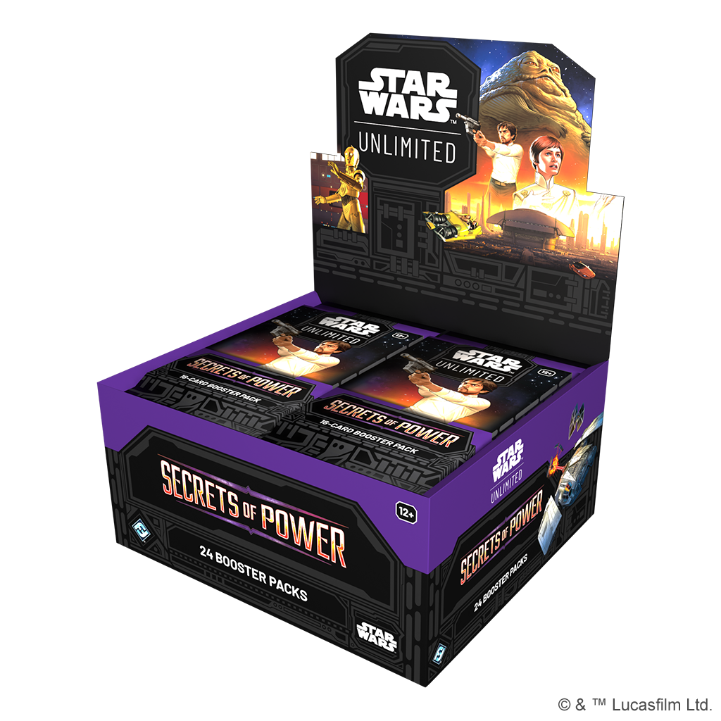 Star Wars: Unlimited - Secrets of Power: Booster Display