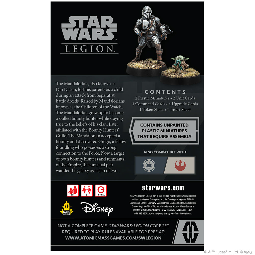 STAR WARS: LEGION - DIN DJARIN & GROGU OPERATIVE EXPANSION