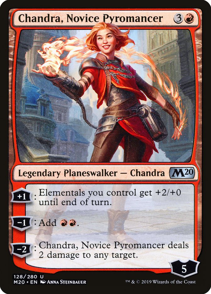 Chandra, Novice Pyromancer [Core Set 2020] | The Clever Kobold