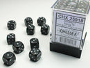 Chessex: Speckled Ninja 12mm d6 Dice Block (36 dice)