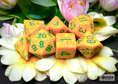 Speckled Lotus Polyhedral 7-Dice Set