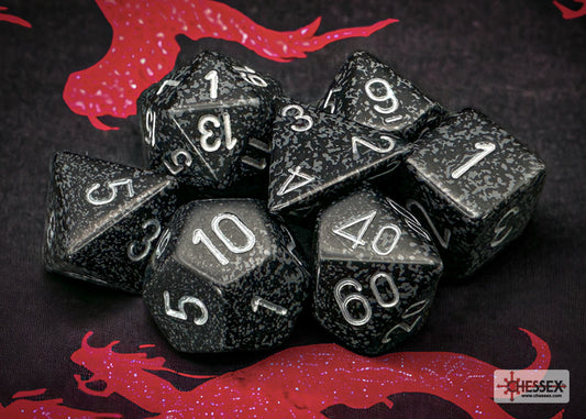 Speckled Ninja Polyhedral 7-Dice Set
