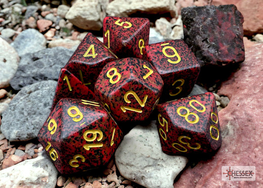 Speckled Mercury Polyhedral 7-Dice Set