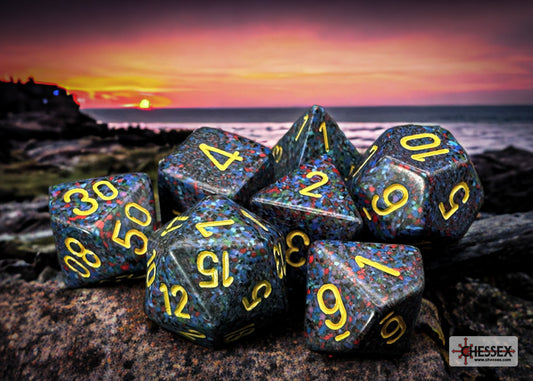 Speckled Twilight Polyhedral 7-Dice Set