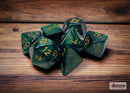 Chessex: Scarab Jade/gold Polyhedral 7-Dice Set
