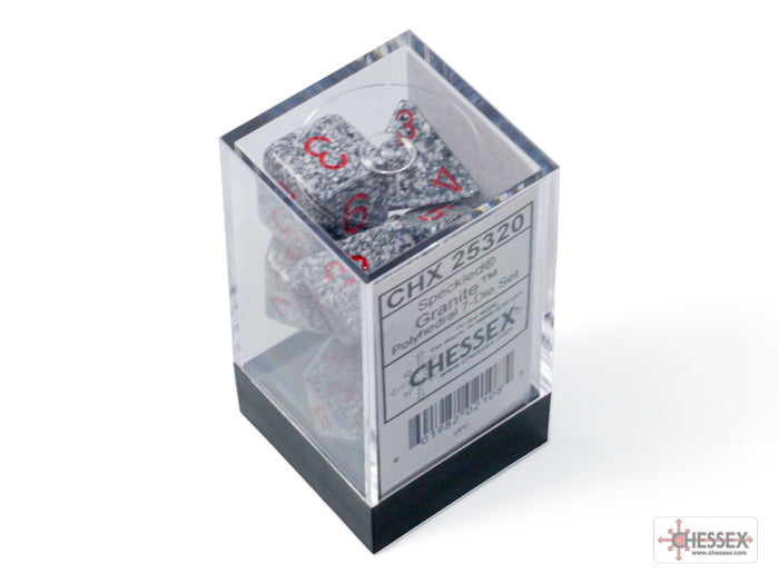 Speckled Granite Polyhedral 7-Dice Set