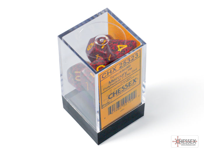 Speckled Mercury Polyhedral 7-Dice Set