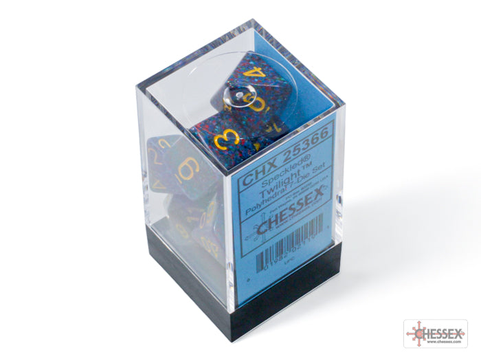 Speckled Twilight Polyhedral 7-Dice Set