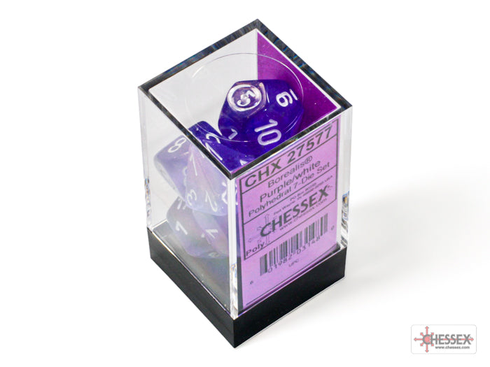 Chessex: Borealis Light Green/gold Luminary Polyhedral 7-Dice Set (Copy)