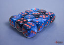 Chessex: Gemini Black-Starlight/red 16mm d6 Dice Block