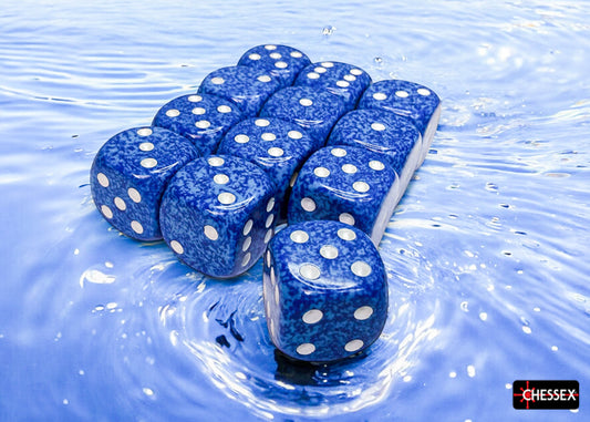 Chessex: Speckled Water 16mm d6 Dice Block