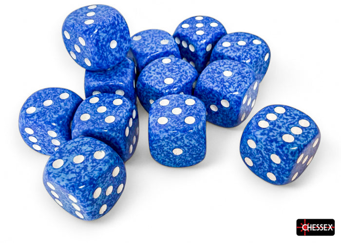 Chessex: Speckled Water 16mm d6 Dice Block