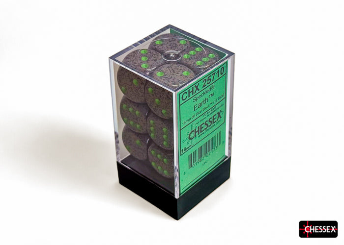 Chessex: Speckled Earth 16mm d6 Dice Block