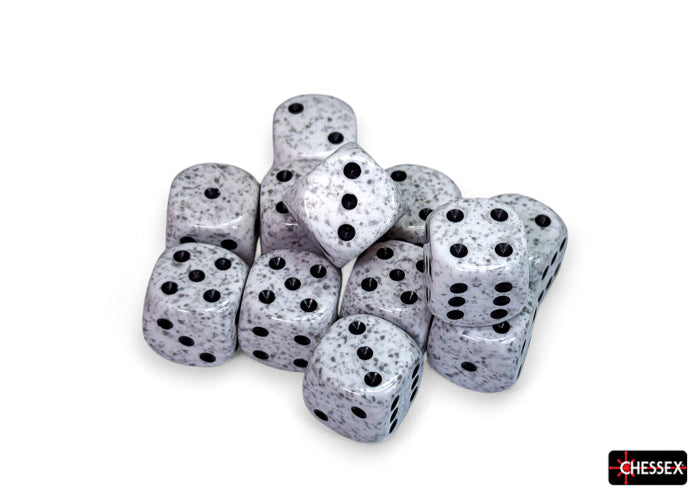 Chessex: Speckled Arctic Camo 16mm d6 Dice Block