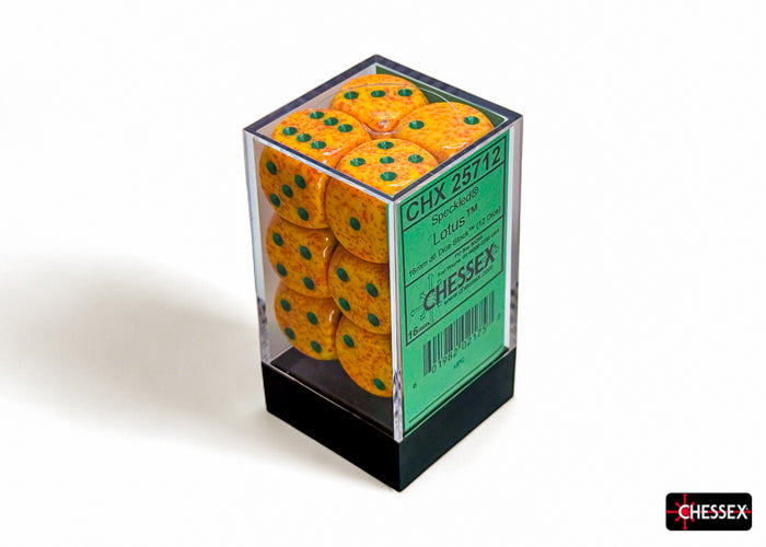 Chessex: Speckled Lotus 16mm d6 Dice Block