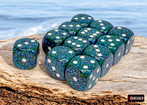 Chessex: Speckled Sea 16mm d6 Dice Block