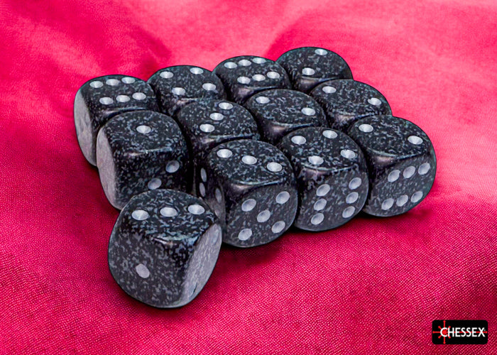 Chessex: Speckled Ninja 16mm d6 Dice Block